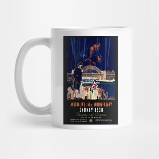 Australia 150th Anniversary Vintage Poster 1938 Mug